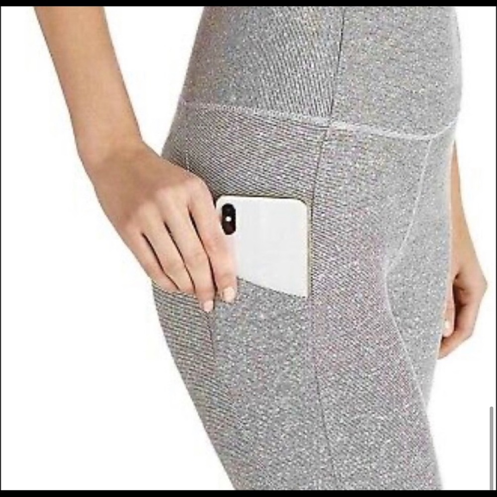 Danskin Light Gray Yoga Pants with Pocket